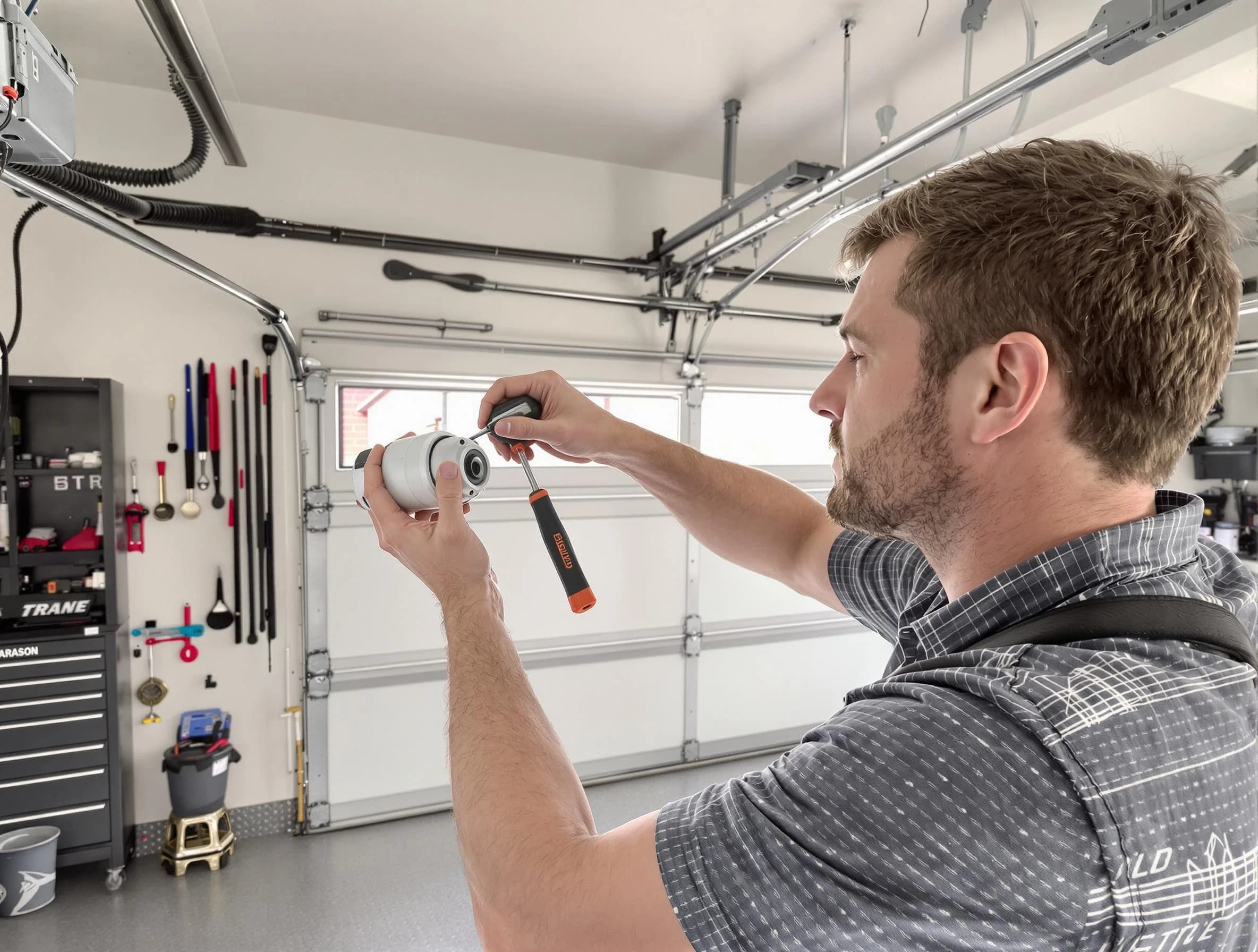 Garage door opener repair service by Hempfield Garage Door Repair in Hempfield