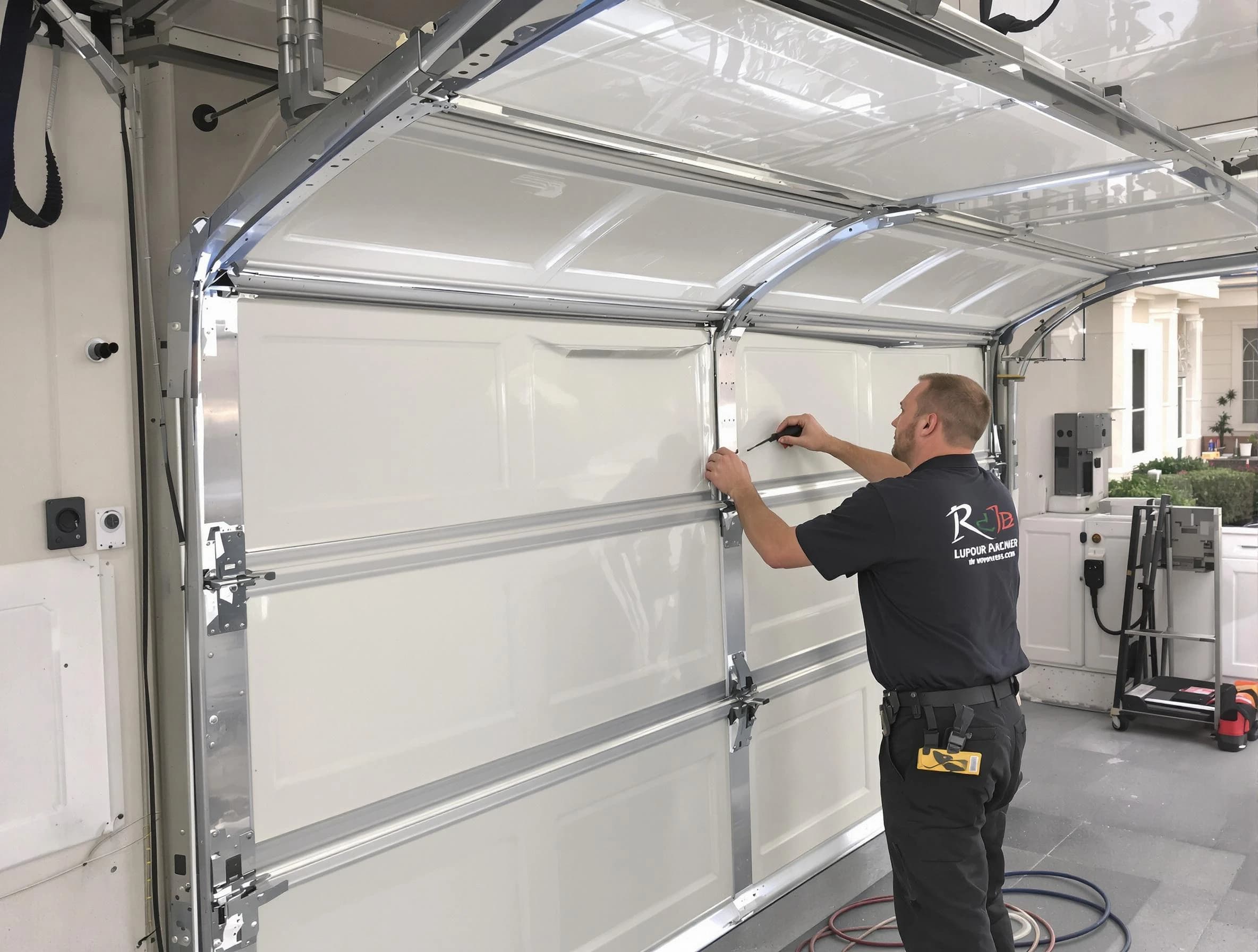 Hempfield Garage Door Repair professional performing panel repair in Hempfield