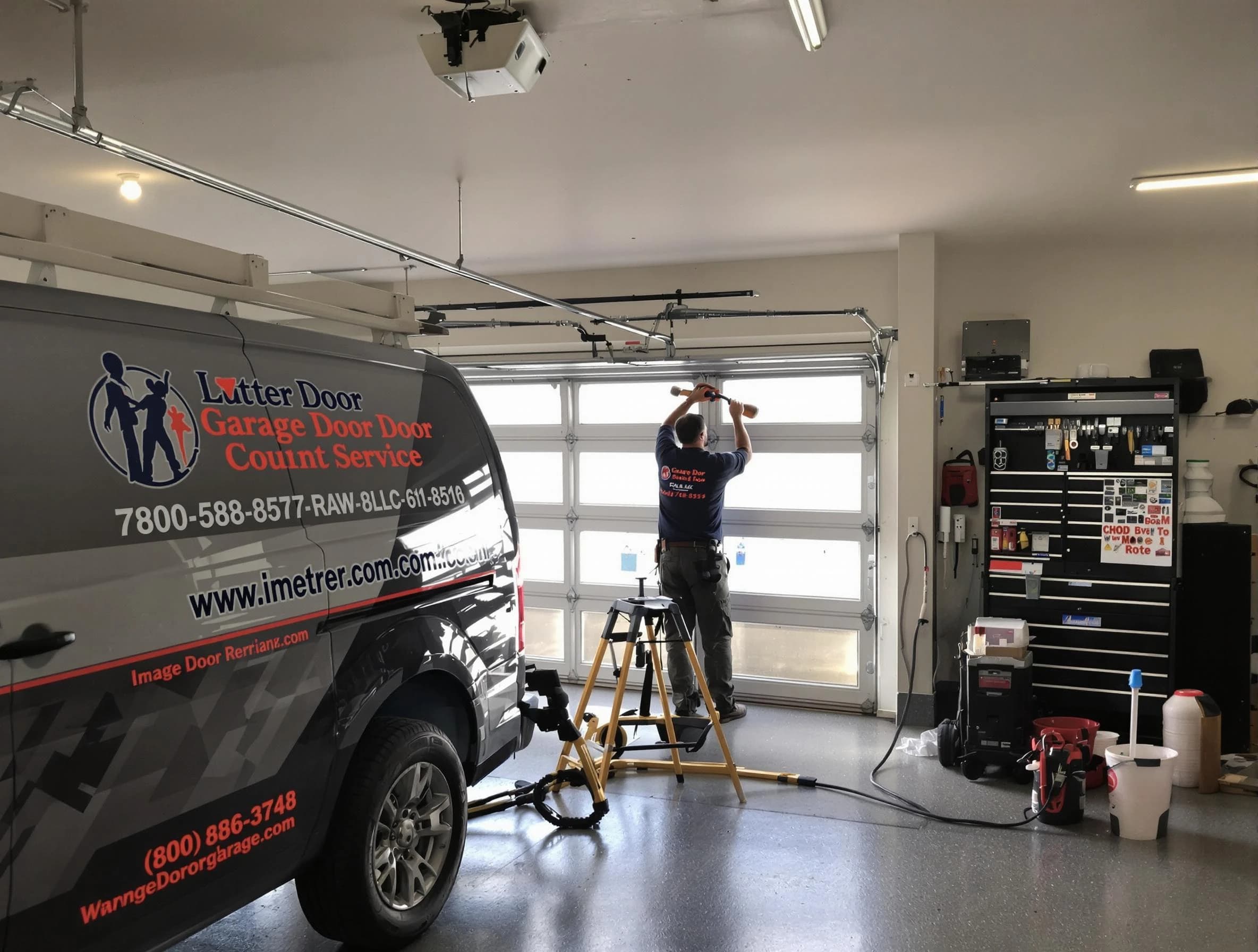 Hempfield Garage Door Repair rapid response team performing same-day repair in Hempfield
