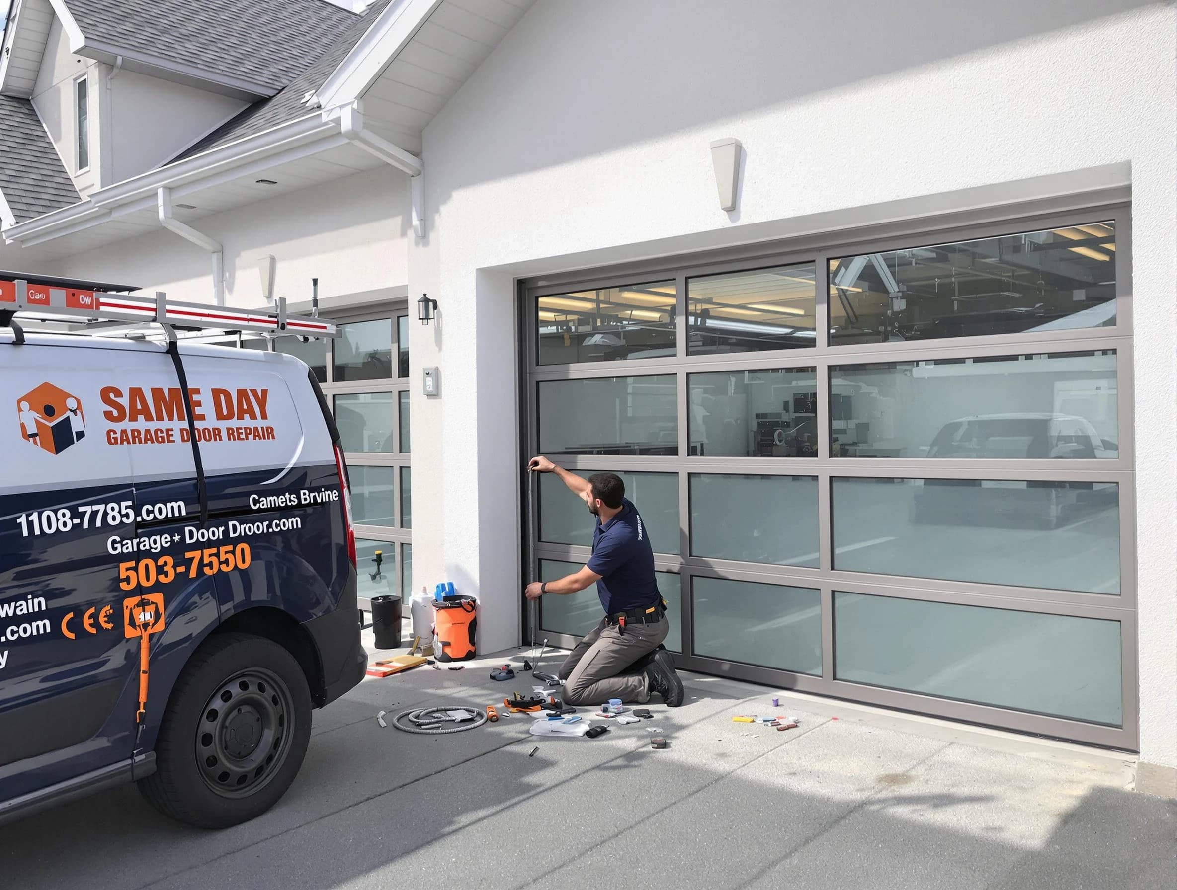 Same-day garage door repair service by Hempfield Garage Door Repair in Hempfield