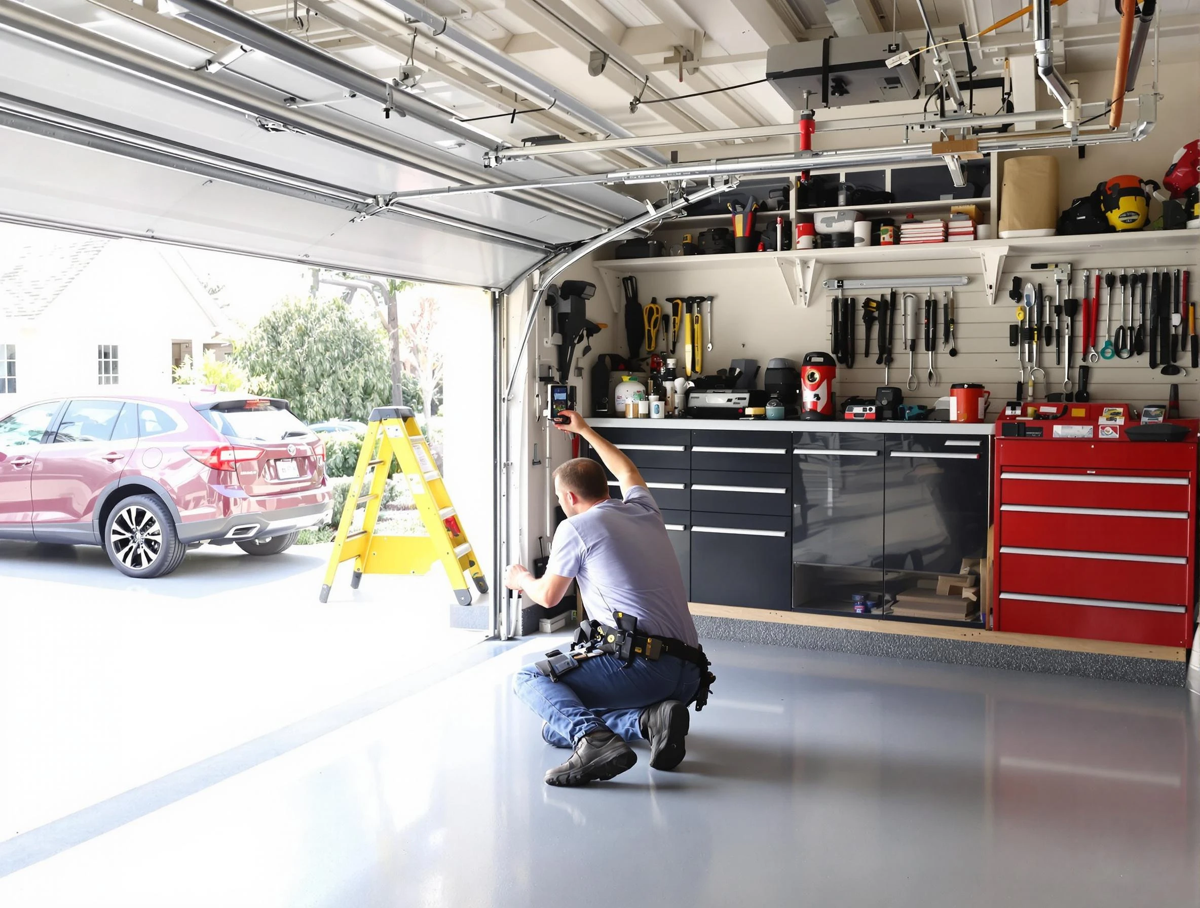 Local garage door repair service by Hempfield Garage Door Repair in Hempfield