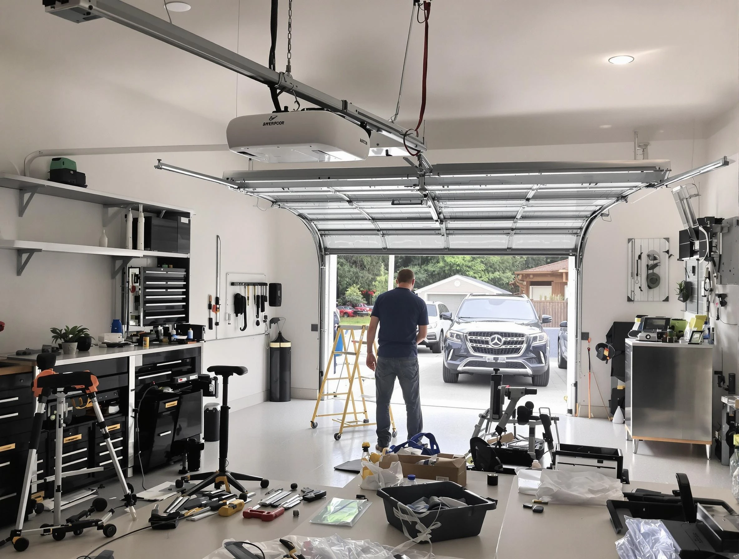 Garage door opener installation by Hempfield Garage Door Repair in Hempfield